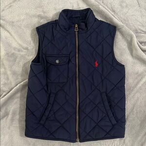Polo by Ralph Lauren Kids Dark Blue Quilted Vest